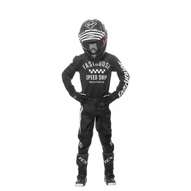 FASTHOUSE Youth Carbon Jersey Black 5 FASTHOUSE Youth Carbon Jersey Black - Image 3