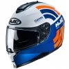 HJC C70 Curves MC27 White Orange Blue -Biker Pro Shop hjc c70 curves mc27 white orange blue p8120 36820 medium