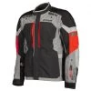 Klim Latitude Jacket Grey/Red -Biker Pro Shop klim latitude jacket grey red p8156 36912 medium