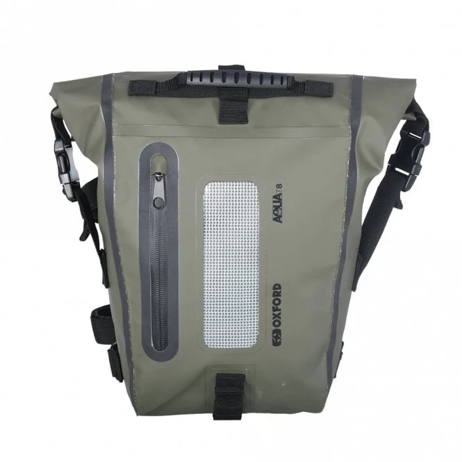 Oxford Aqua T8 Tail Bag - Khaki/Black 3 Oxford Aqua T8 Tail Bag - Khaki/Black