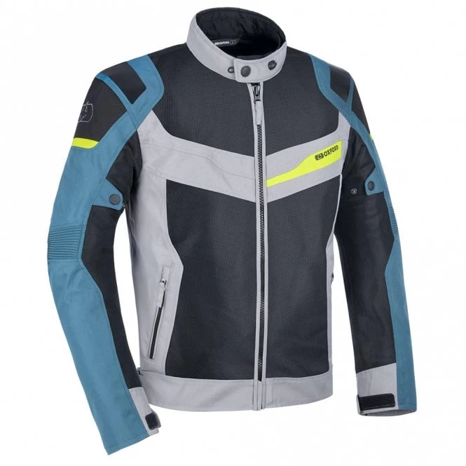 Oxford Dakar Dry2Dry Air MS Jacket Silver/Blue/Fluo 3 Oxford Dakar Dry2Dry Air MS Jacket Silver/Blue/Fluo